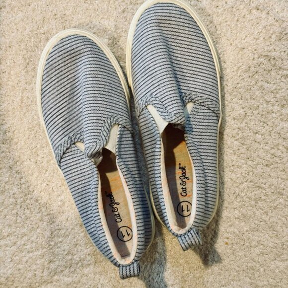 Toddler Boys' Foster Slip-On Sneakers - Size 11C - Blue 👟 - Picture 3 of 8